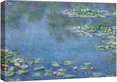 Miniatura 12 de Lienzo decorativo para pared, diseño de Van Gogh 32. Lirios y rosas