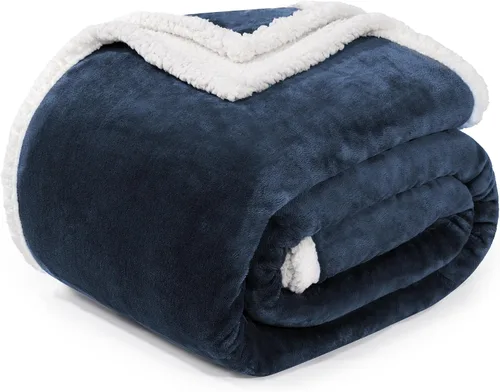 Miniatura 17 de Beautex Manta de Vellón Sherpa Beige Crema, Manta Suave y Esponjosa de Franela y Felpa, Manta Acogedora y Suavísima para Sofá, Cama y Adultos