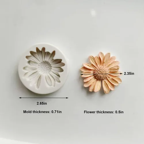 Miniatura 3 de Pequeños artículos encantadores Juego de moldes de silicona para fondant para decoración de pasteles, pasta de goma, dulces y chocolate, arcilla