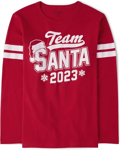 The Children's Place Camisetas de manga larga unisex para adultos All Holidays