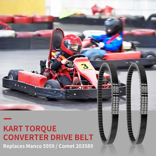 Miniatura 7 de 5 correas de transmisión Go Kart Series Go Kart, convertidor de par de torque, repuesto para Manco 5959 / Comet 203589