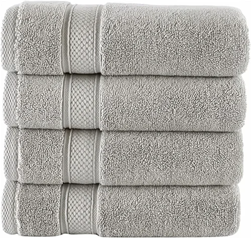 Miniatura 16 de NOVA Luxury Linen - Juego de toallas turcas de calidad hotelera para baño (juego de 6 piezas de toallas, azul cielo)