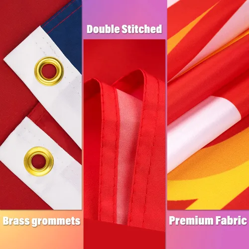 Miniatura 3 de Bandera personalizada de 3 x 5 pies para exteriores, crea tu propia bandera con logotipo, foto, texto, poliéster duradero y resistente, banderas