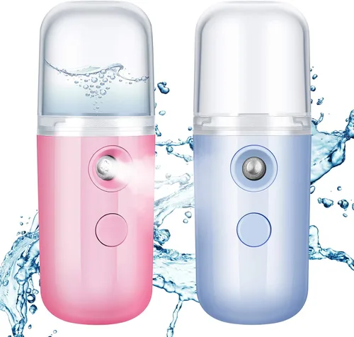 Miniatura 11 de Honoson 2 Nano Vaporizador Facial Portátil Nano Mister para Extensiones de Pestañas Recargable por USB 1 oz Aparato de Cuidado de la Piel Mano