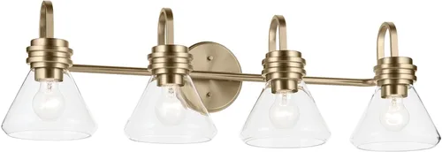 Miniatura 14 de Kichler Farum 55153CH - Aplique de pared de 1 luz de 7.25 pulgadas con cristal ópalo en cromo, para chimenea, cocina, dormitorio, pasillo o tocador