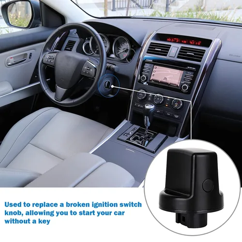 Miniatura 2 de Interruptor de encendido para llave de encendido compatible con CX-9 2007-2015 2007-2011 CX-7 2006-2007 Mazda 6 sin llave Juego de tapas
