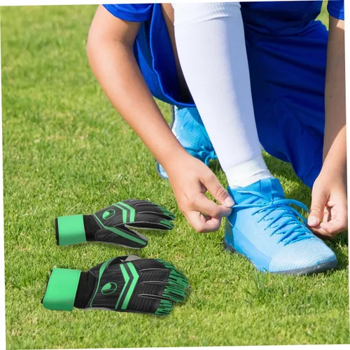 Miniatura 7 de GALPADA 1 par de guantes creativos de fútbol para mayor agarre y comodidad para jóvenes y adultos