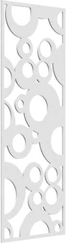 Miniatura 15 de Farwell Paneles de pared decorativos de madera con calado, 13 3/8 pulgadas de ancho x 34 3/8 pulgadas de alto x 1/4 de alto, roble rojo rojo