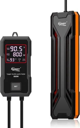 Miniatura 10 de hygger Calentador para Acuarios 300W/500W/800W/1000W, Calentador Sumergible para Tanque de Peces con Controlador LED Digital y Sistema Inteligente