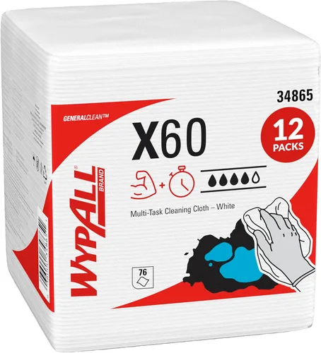 Miniatura 19 de WypAll 34790CT x 60 paños, caja pop-up, color blanco, 9 1/8 X 16 7/8, caja de 126 (paquete de 10 cajas)