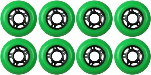 Miniatura 6 de TGM Skateboards Ruedas Inline Skate X8, 2.992 in, naranja, poliuretano, patrón sólido, hombres 8-13, unisex, adultos, patinadores en línea para Negro