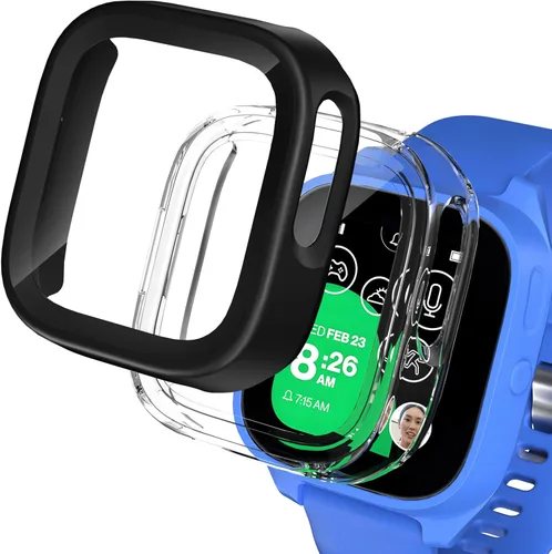 Miniatura 18 de Kuaguozhe Paquete de 2 fundas compatibles con Gizmo Watch 2, protector de pantalla para niños (paquete de 2), funda protectora general