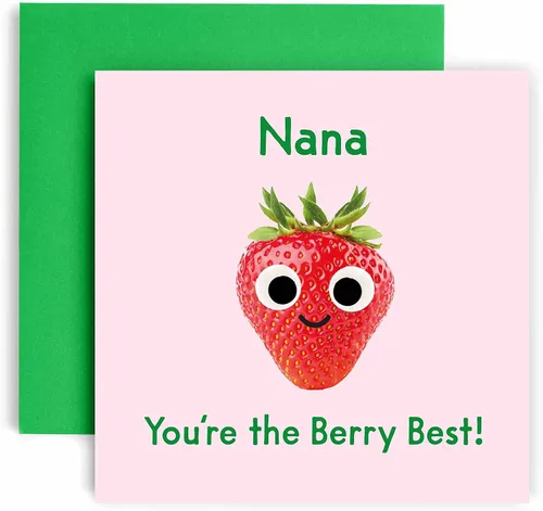 Miniatura 4 de Huxters Tarjetas de cumpleaños para hombres – You're the Berry Best Boyfriend Tarjeta de cumpleaños para él – Divertida tarjeta de aniversario