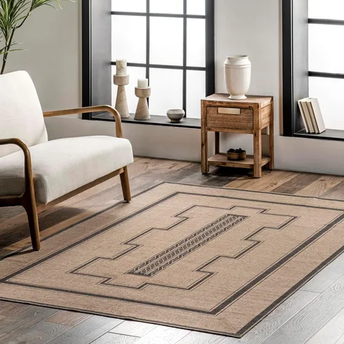 Miniatura 24 de nuLOOM Kasie Natural - Alfombra de 5 x 8 pies, lavable a máquina, antideslizante, para sala de estar, dormitorio, habitación de los niños, 2-Natural
