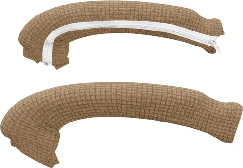 Miniatura 45 de Forcheer - Fundas elásticas para reposabrazos de silla de oficina, resistentes al agua, de Spandex y Jacquard, para sillas de oficina y computadora
