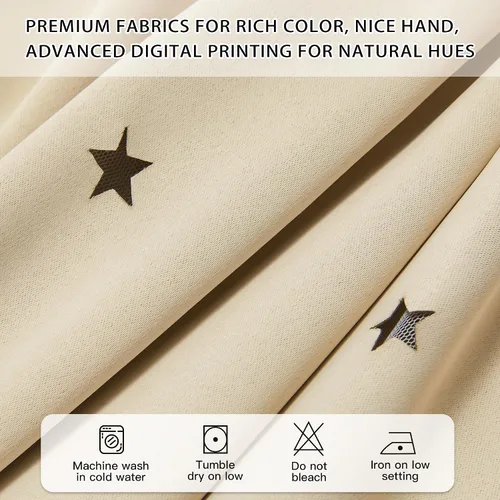 Miniatura 5 de XiDi - Cortinas para decoración de dormitorio Beige34/54/1