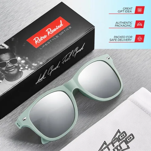 Miniatura 268 de Retro Rewind Lentes de sol para niños y niñas de 3 a 12 años, inastillables, UV400, lentes de sol para niños pequeños
