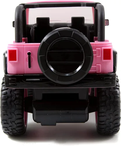 Miniatura 10 de Girlmazing 1:16 Jeep Wrangler RC Coches de Radio Control, Juguetes para Niños (Rosado)