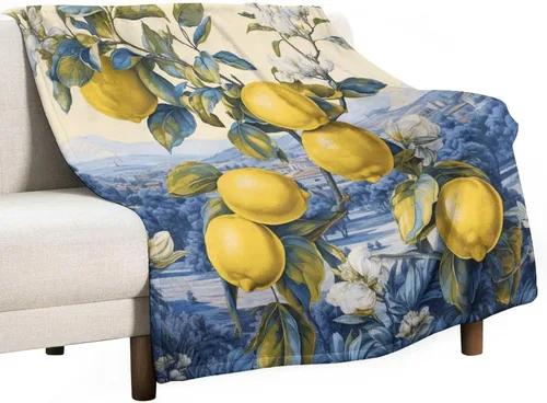 Miniatura 32 de Manta de vellón con estampado botánico de flores de terracota y primavera, manta de franela para el hogar, cama, sofá para niños y adultos, 70 x 80