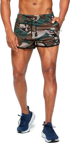 Miniatura 2 de G Gradual Pantalones cortos de correr para hombre de 3 pulgadas de secado rápido para gimnasio, pantalones cortos deportivos con bolsillos