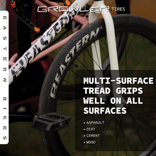 Miniatura 4 de Eastern Bikes Growler Neumático 26 x 2.125 pulgadas Kits de repuesto de neumáticos con o sin tubos interiores. Incluye herramientas. Se adapta a