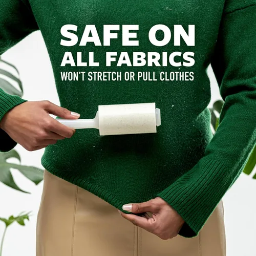 Miniatura 4 de Scotch-Brite Greener Clean - Rodillo de pelusa reutilizable para ropa, muebles y pelo de mascotas, ordenar telas con un removedor de pelusa más