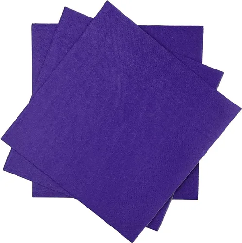 Miniatura 8 de Servilletas de cóctel azules 6 colores 5 * 5 pulgadas servilletas desechables de papel para cóctel, boda, cena, fiesta de cumpleaños, postre, vino