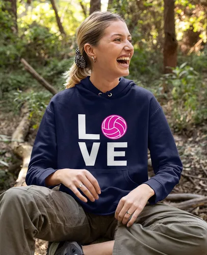 Miniatura 3 de Tstars Sudaderas con capucha para adolescentes y mujeres con diseño de voleibol