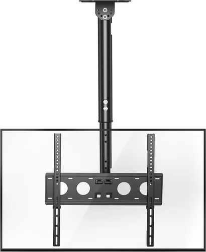 XINLEI Soporte de TV de techo de movimiento completo para la mayoría de televisores y monitores curvos planos de 26 a 65 pulgadas, soporte giratorio