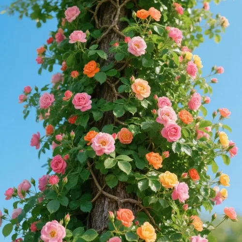 Miniatura 5 de 280 semillas de rosas de colores mixtos para plantar, variedad de rosas perennes para escalada y arbusto, semillas de flores tradicionales sin OMG