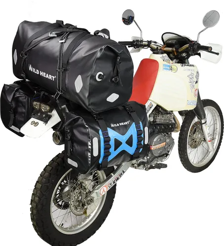 Miniatura 3 de WILD HEART Bolsa impermeable alforja de motocicleta 50L Bolsa de tanque Bolsa lateral de motor