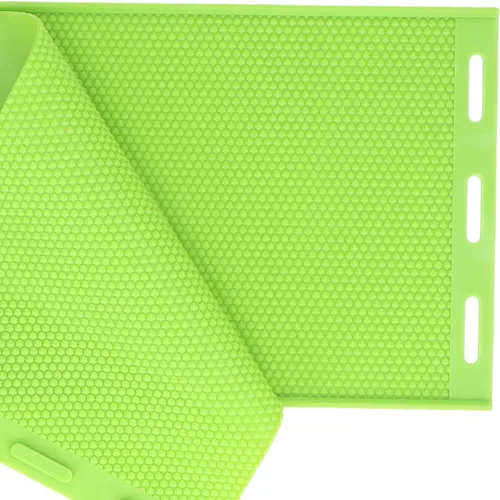 Miniatura 9 de Alvinlite Molde de hoja de cera de abejas de silicona para base de cera de abejas, 2 piezas, 0.213 in, accesorios de apicultura para apicultor