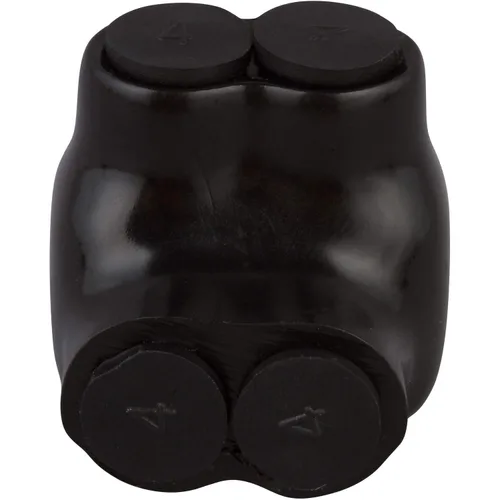 Miniatura 7 de Morris Productos 97105 Negro aislado 2 conductores empalme de entrada de un solo lado 1/0 - 14 alambres, 1 paquete