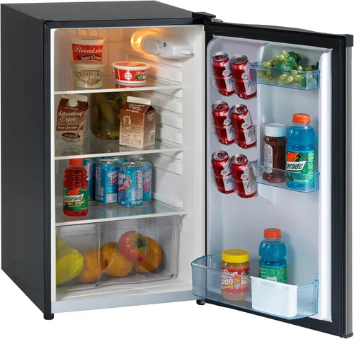 Miniatura 2 de West Bend Mini refrigerador para oficina en casa o dormitorio, cuenta con una sola puerta reversible, estantes extraíbles de descongelación manual