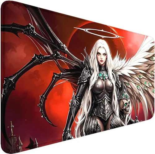 Miniatura 38 de MTG - Tapete de juego con bordes cosidos, parte inferior de goma antideslizante, tapete de juego TCG para gatos, superficie de goma lisa, tapete