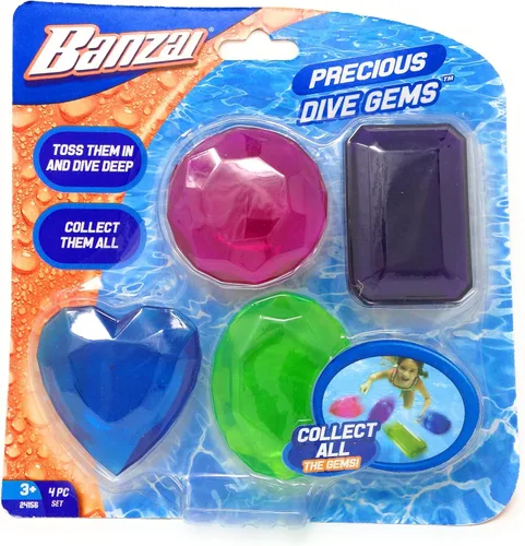 Miniatura 7 de BANZAI Juego de buceo de 3 piezas Splash 'N Go Mermaid Water/Pool Toy