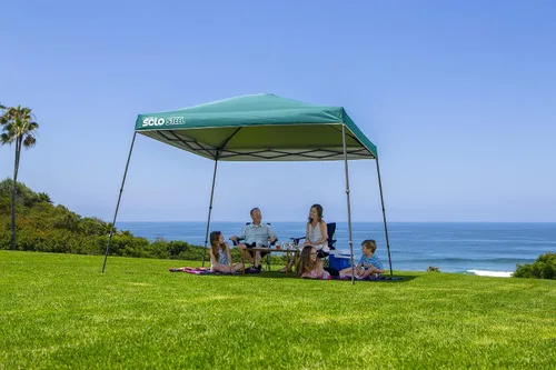 Miniatura 3 de Quik Shade Solo Steel - Toldo de pierna inclinada de 11 x 11 pies
