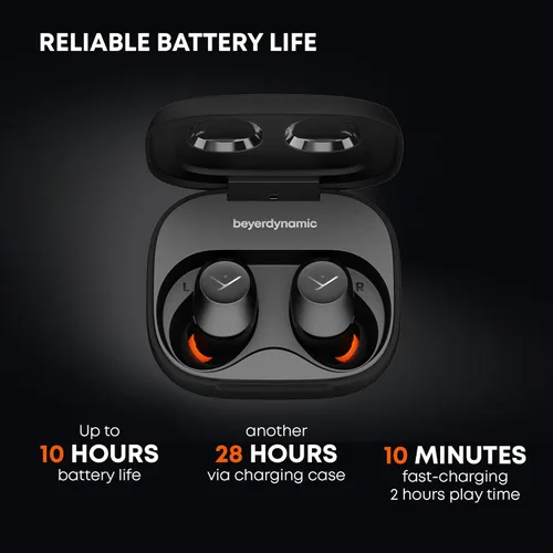 Miniatura 7 de beyerdynamic Amiron 300 - Auriculares inalámbricos con cancelación de ruido, micrófonos integrados, Bluetooth 5.3 color crema