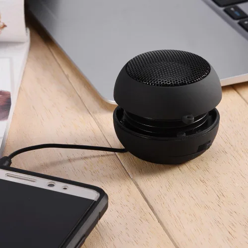 Miniatura 8 de Mini altavoz portátil, altavoz de 0.138 in de viaje, altavoz de sonido estéreo, subwoofer, altavoz de graves mejorado, batería incorporada