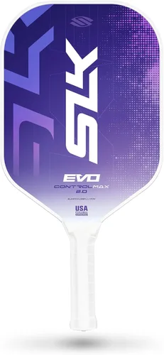 Miniatura 14 de Selkirk Sport SLK Evo Pickleball Paletas Evo Power, control e híbrido Pala de pickleball de fibra de vidrio o fibra de carbono Control Púrpura