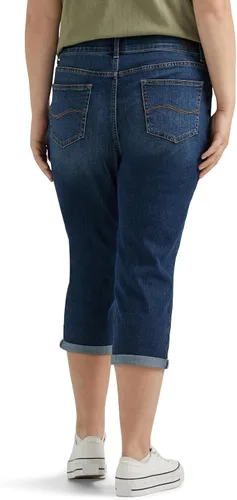 Miniatura 3 de Lee Jeans capri de 5 bolsillos Flex Motion de talla grande para mujer