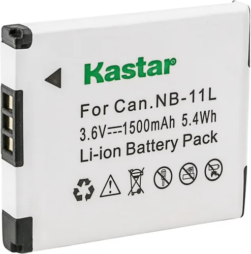 Miniatura 2 de Kastar Paquete de 3 baterías NB-11L y cargador USB triple LCD compatible con Canon NB-11L, NB-11LH, Canon CB-2LD, cargador CB-2LF, Canon IXUS 245