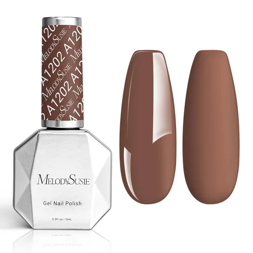 Miniatura 53 de MelodySusie Esmalte de uñas de gel grueso color rosa nude, 0.5 fl oz removible con remojo UV LED Funny Bunny esmalte de gel rosa, regalo de Navidad