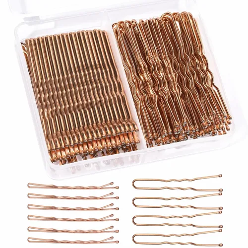 Miniatura 9 de Teenitor 100 alfileres negros Bobby, alfileres de pelo negros, horquillas para el cabello para mujeres y niñas de 2 pulgadas