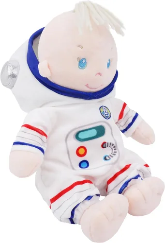 Miniatura 2 de June Garden Dulce Dolly Astronauta de 12 pulgadas - Muñeca de bebé de peluche ultrasuave para el nacimiento en adelante - Atuendo de traje espacial