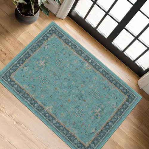 Miniatura 24 de Alfombra Boho Negra para Sala de Estar - Alfombra de Área Lavable de 10x14 Pies, Alfombras de Comedor para Debajo de la Mesa, Alfombra Suave de Pelo