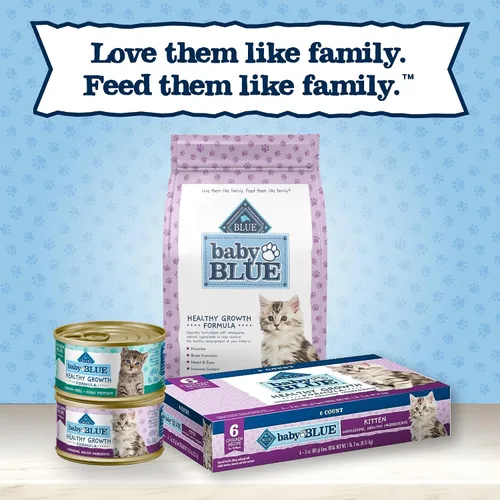 Miniatura 8 de Blue Buffalo Baby Blue - Alimento seco natural para gatos, fórmula de crecimiento saludable con DHA, receta de pollo y arroz integral, bolsa de 2