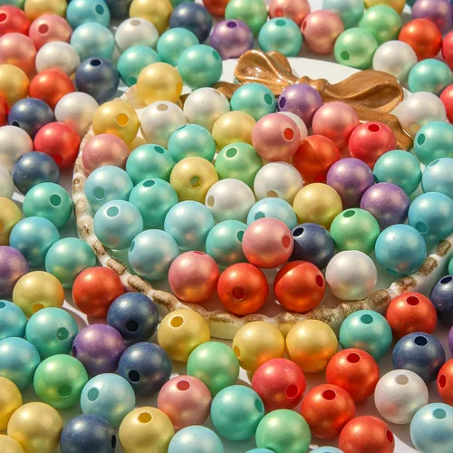 Miniatura 5 de Cuentas acrílicas de 0.472 pulgadas, 250 cuentas de color ab, cuentas redondas de burbujas de colores surtidos para manualidades, joyería