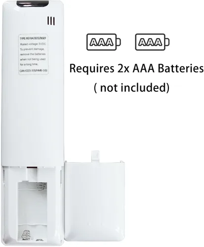 Miniatura 4 de Mando a distancia de CA de repuesto RG10A / RH10B compatible con aire acondicionado Midea A/C MAW08V1QWT, MAW10V1QWT, MAW12V1QWT
