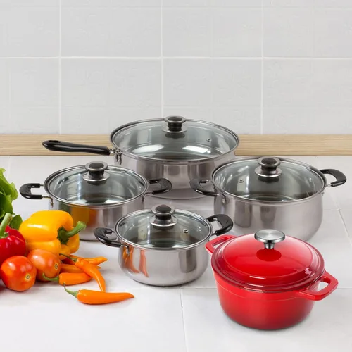 Miniatura 6 de Hotop 4 Juegos de Pomos para Horno Holandés de Acero Inoxidable, Pomo de Repuesto, Mango de Tapa de Olla Compatible con Le Creuset, Aldi, Lodge